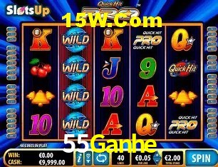 Slots com jackpots e giros grátis na 55Ganhe
